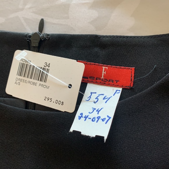 Femme de Carriere Black Sleeveless Shift Dress NWT - Picture 8 of 8